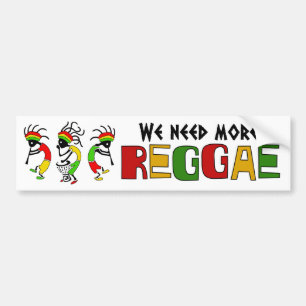 Behöv mer Reggae Bildekal