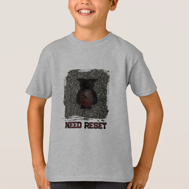Behöver återställning roligt t shirt (Framsida)