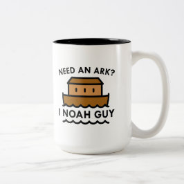Behöver du en Ark? Jag har ingen kille. Två-Tonad Mugg