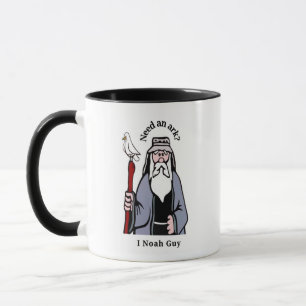 "Behöver du en ark? Jag Noah-killens Pappa-skämt m Mugg