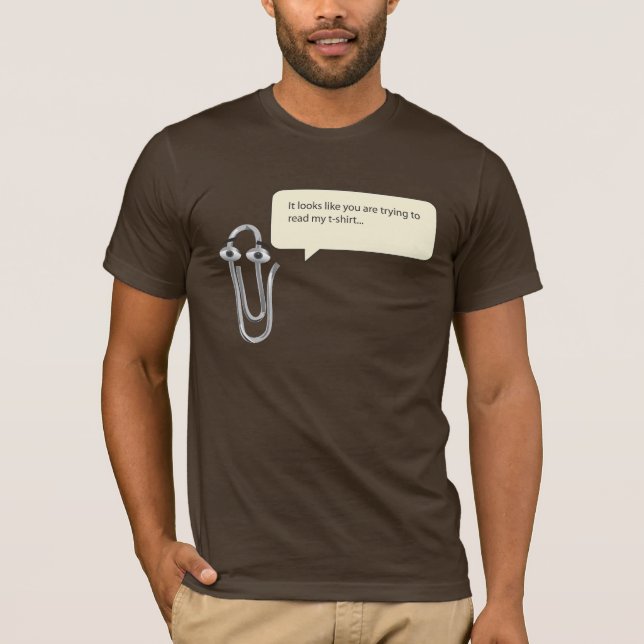Behöver du en assistent? t-shirt (Framsida)