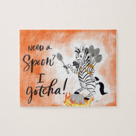 Behöver du en sked? Jag Gotcha. 110-biet Pussel