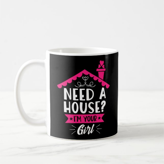 Behöver du ett hus jag är din tjej i Gods Agent Kaffemugg (Vänster)