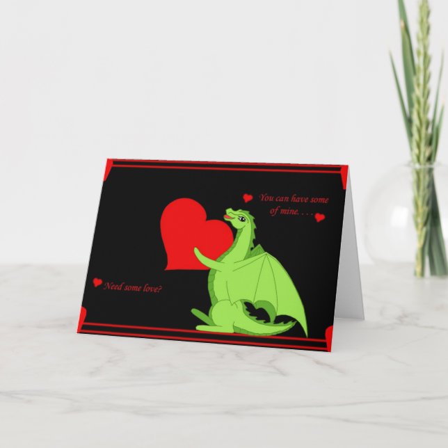 Behöver du lite kärlek? helgkort (Framsida)