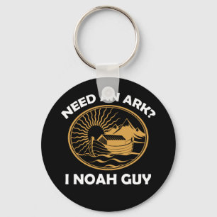 Behöver en Ark I Noah Guy Christian Pun Nyckelring