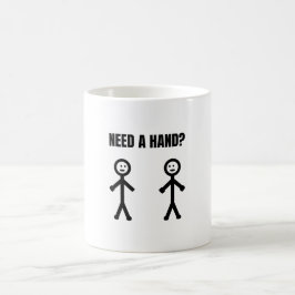 Behöver en Hand Stickman Meme Kaffemugg