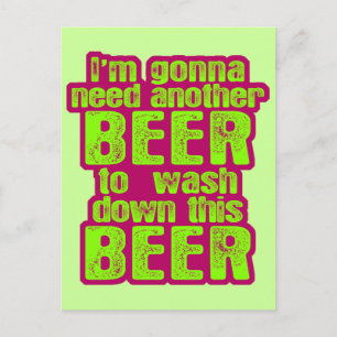 Behöver en öl till? vykort