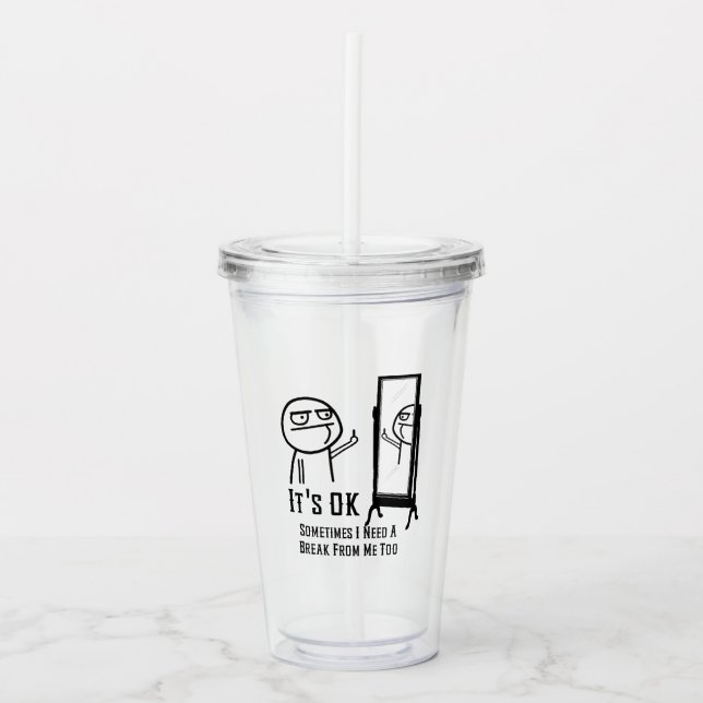 Behöver en paus take away mugg (Framsida)
