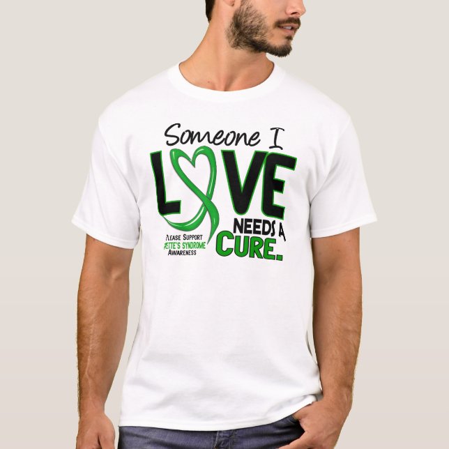 Behöver en Tourettes för bot 2 syndrom T-shirt (Framsida)