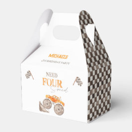 Behöver fyra snabbstartsmonster Lastbil födelsedag Presentaskar