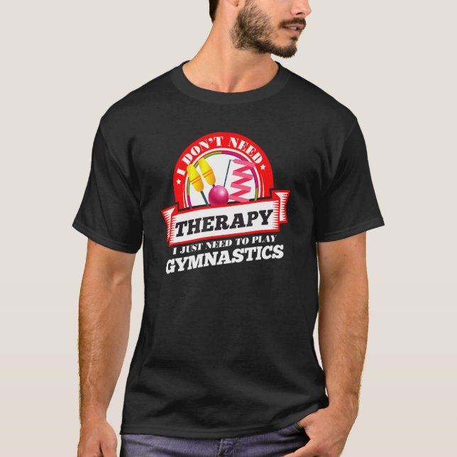 Behöver inte behandling bara spela Golf T Shirt (Framsida)