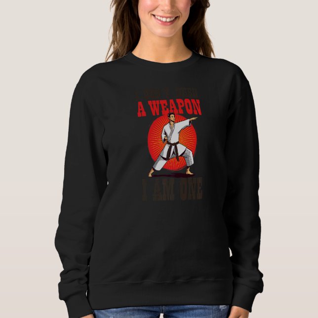 Behöver inte ett vapen jag är en karat t shirt (Framsida)