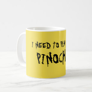 "BEHÖVER JAG ATT LEKA NÅGON PINOCHLE! ", KAFFEMUGG