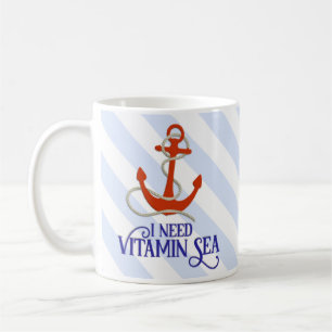 "Behöver jag detThemed vitaminhavet" Kaffemugg