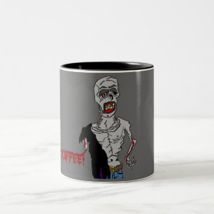"Behöver jag Zombiemuggen för mitt kaffe" Två-Tonad Mugg