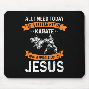 Behöver Karate Jesus Christian Gud Kärlek Sports F Musmatta