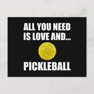 Behöver Kärlek och Pickleball Vykort