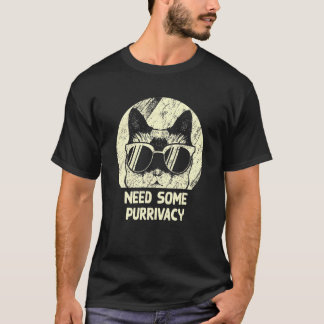 Behöver lite integritet Cat Mamma Par Cat Pappa T Shirt