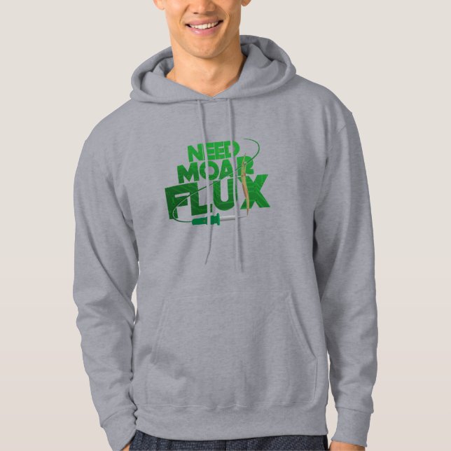 BEHÖVER MER FLUXLÖSNING HOODIE (Framsida)