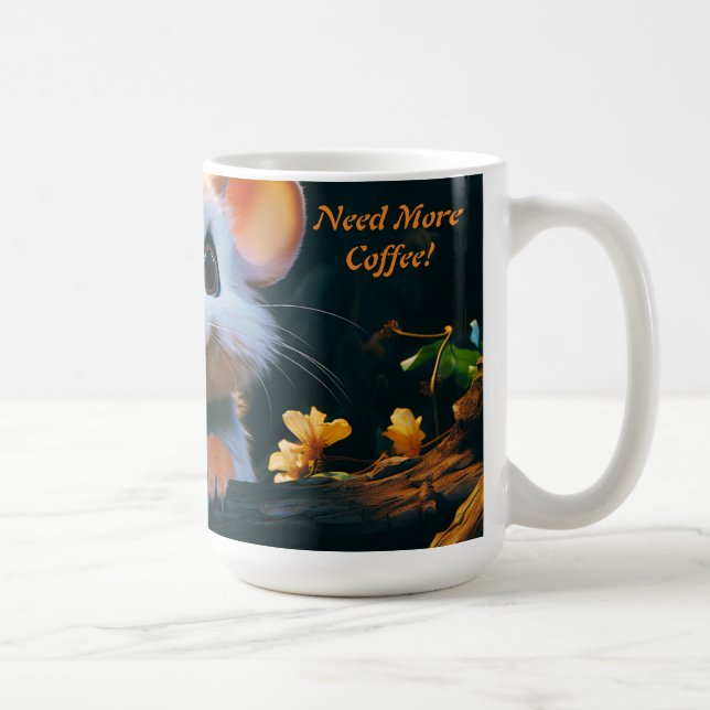 Behöver mer kaffe! kaffemugg (Höger)