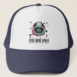Behöver Mer Rymd Truckerhatt – Kosmisk Casual Stil Keps
