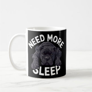 Behöver Mer Sömn Lat Hund Design för Hundälskare Kaffemugg