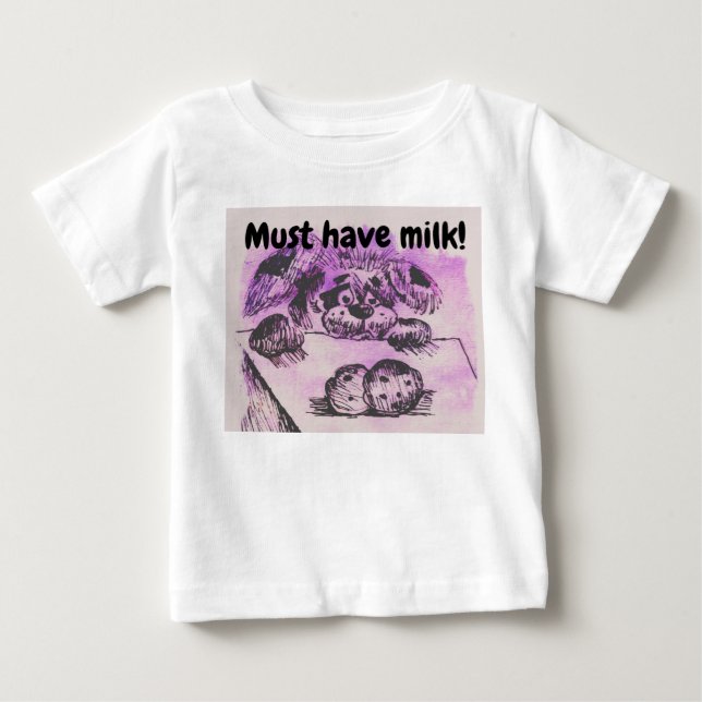 Behöver mjölk t shirt (Framsida)