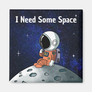 Behöver Utrymme, Astronaut, Rymdman, Anpassad Magnet