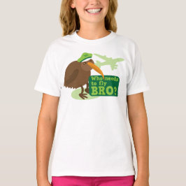 Behöver vem att flyga bro? kiwifågelhumor tee shirt