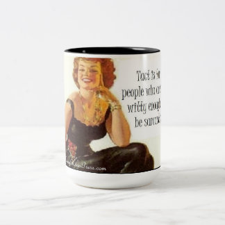 Behöver vem takt? Två-Tonad mugg