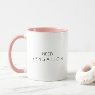 Behöver Zensation Yoga Zen Kaffe Mugg