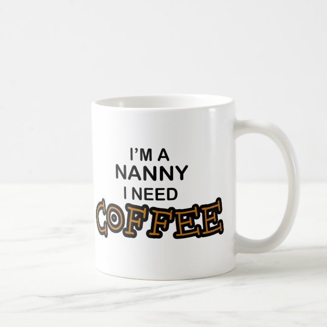 Behovskaffe - barnflicka kaffemugg (Höger)