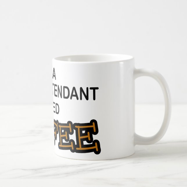 Behovskaffe - flygvärdinna kaffemugg (Höger)