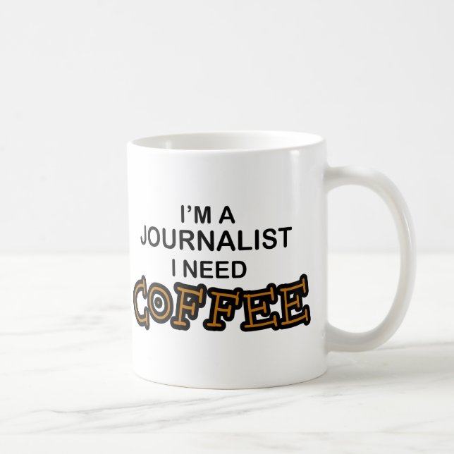 Behovskaffe - journalist kaffemugg (Höger)