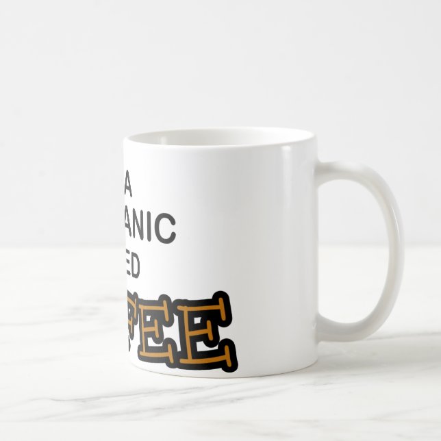 Behovskaffe - mekaniker kaffemugg (Höger)