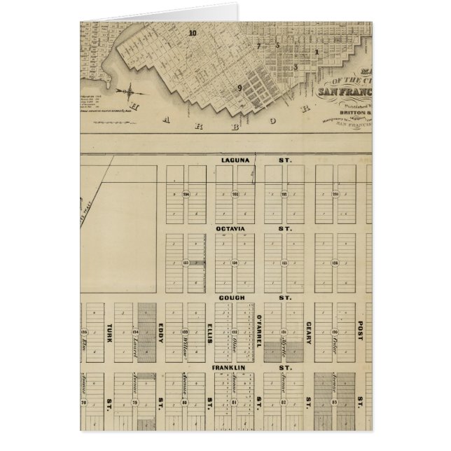 Beideman Tract, San Francisco Hälsningskort (Framsidan)