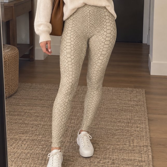 Beig reptilhud leggings (Skapare uppladdad)