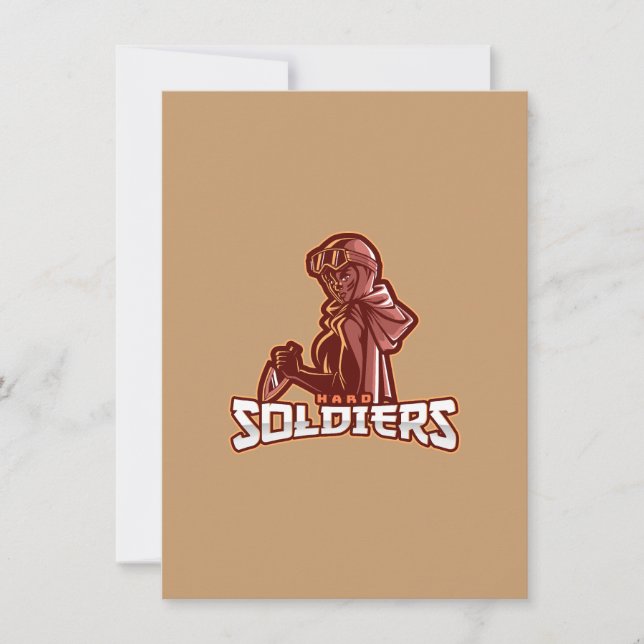 Beige Abstract Wallpaper | Neutral Minimalist Art Tack Kort (Framsida)