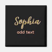 beige add namn girl chef text black elegant