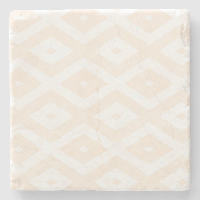 Beige and white diamond pattern stenunderlägg (Framsidan)