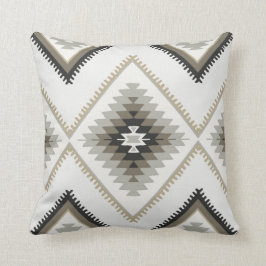 Beige Aztec Kudde