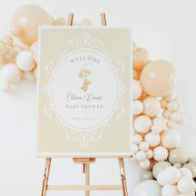 Beige ballonger Teddybjörn Vintage Baby Shower