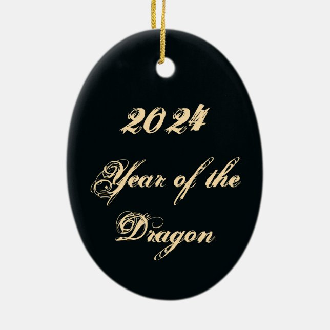 Beige Beast Julgransprydnad Keramik (Baksidan)