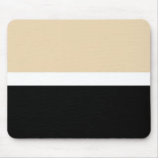 Beige Black Abstrakt Rand Musmatta