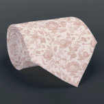 Beige blommönster halsband slips<br><div class="desc">elegant vintage mönster slips</div>
