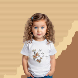 Beige blommor t shirt