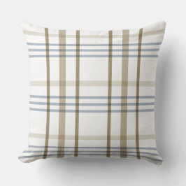 Beige Blue Play Kudde