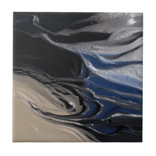Beige Blue Relief Stones Ceramic Tile Kakelplatta