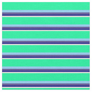 Beige, Blue, Slate Blue, Light Himlar Blue & Grönt Tyg