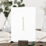 Beige Bordsnummer<br><div class="desc">Minimalistiskt redigerbart Bordsnummer. Mall för antika Beige-Bordsnummer. Om du vill göra avancerade ändringar väljer du alternativet "Klicka för att anpassa ytterligare" under Anpassa den här mallen.</div>